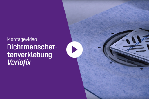 Film przedstawiający klejenie mankietów uszczelniających Variofix