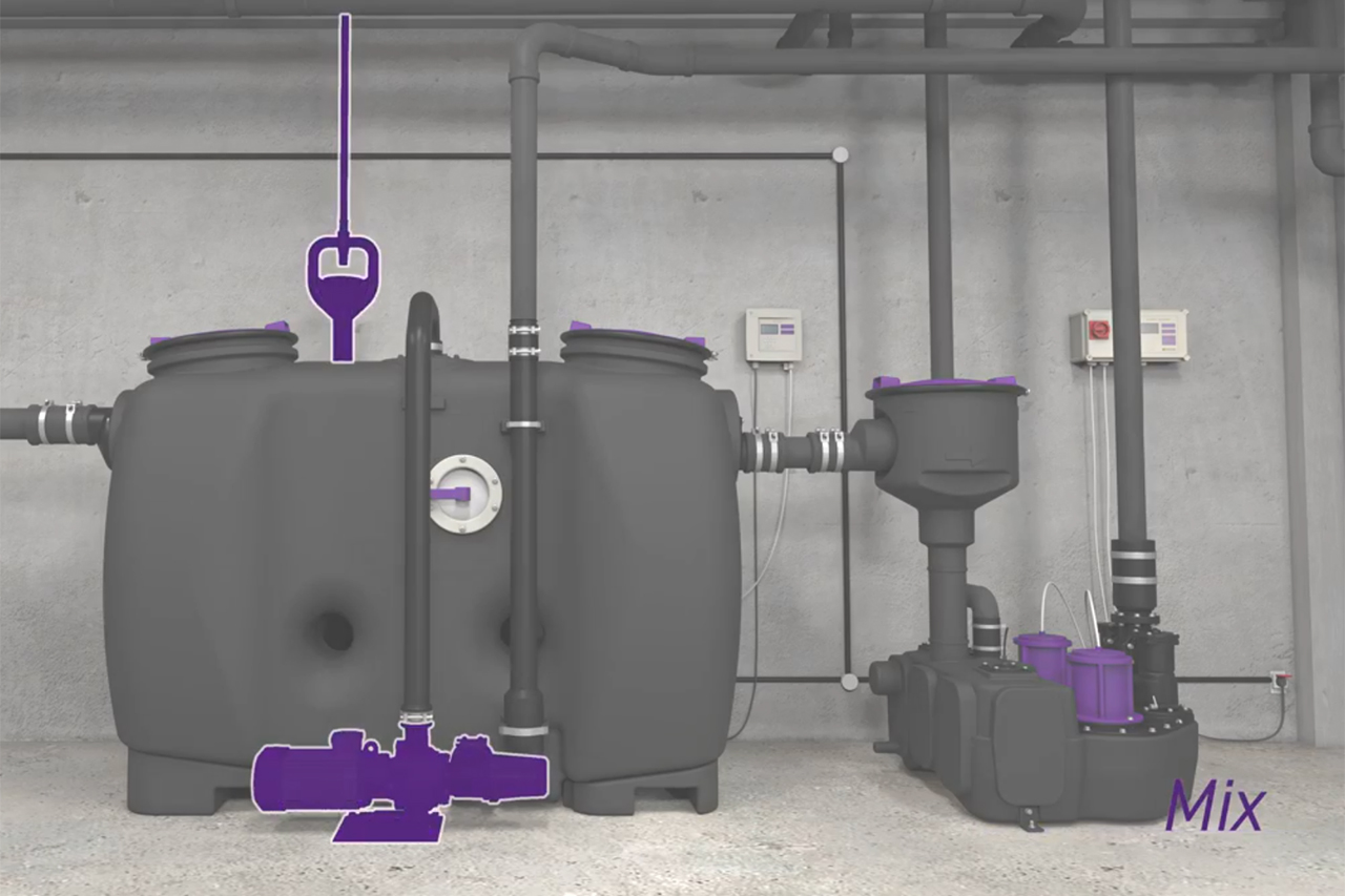 Opróżnianie modelu EasyClean free Mix