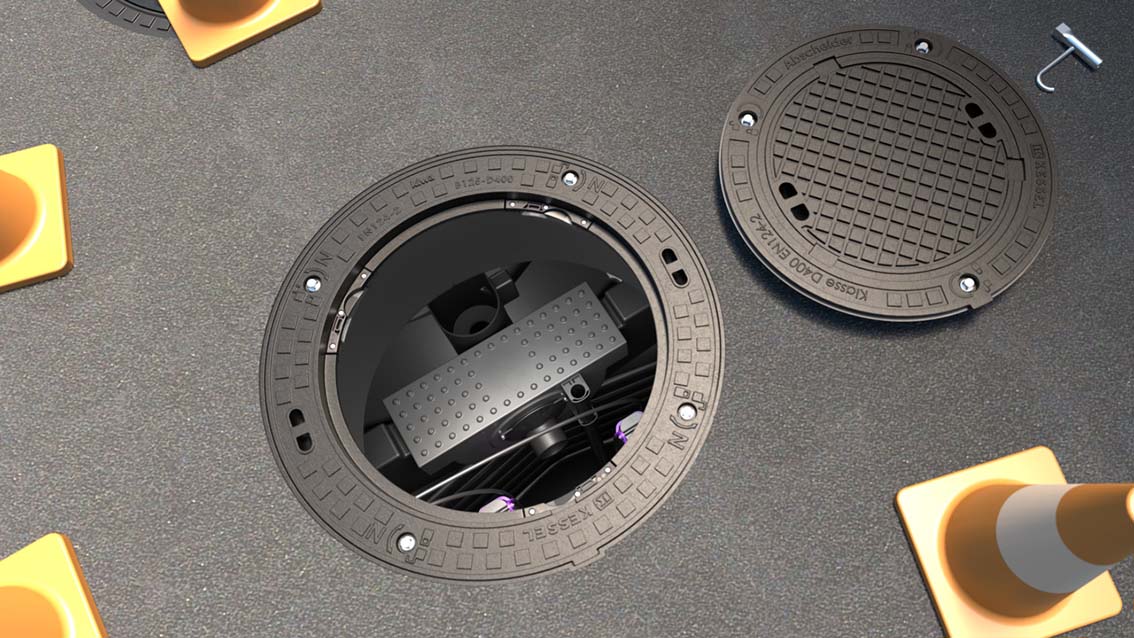 Łatwa kontrola i pobieranie próbek dzięki dedykowanej pokrywie dostępowej