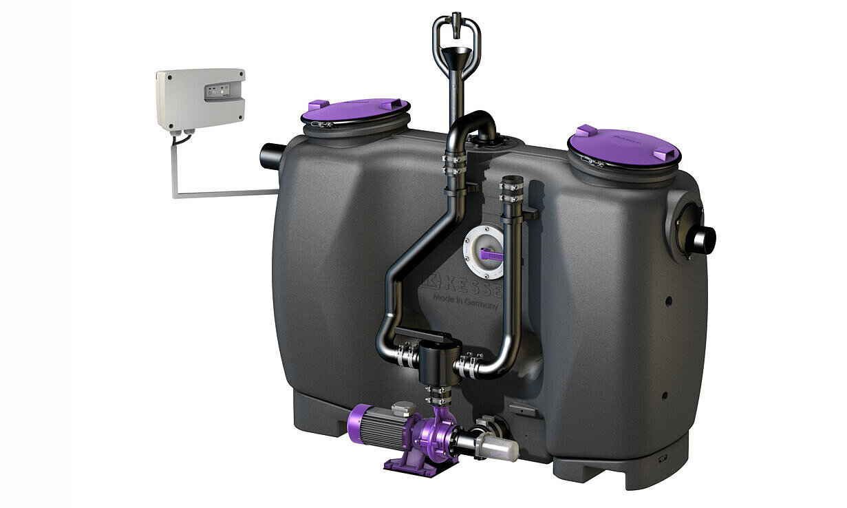 Separator tłuszczu EasyClean free Mix & Pump
