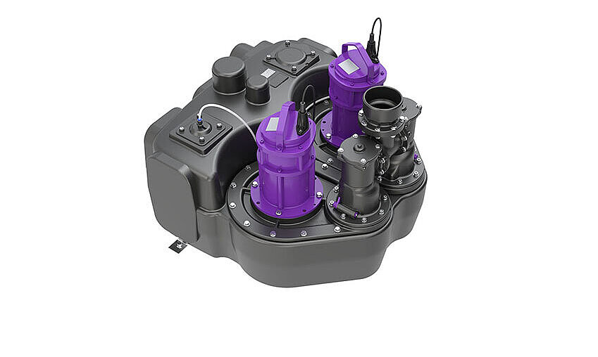 Przepompownia wewnętrzna Aqualift L Pro Duo Przepompownia wewnętrzna Aqualift L Pro Duo