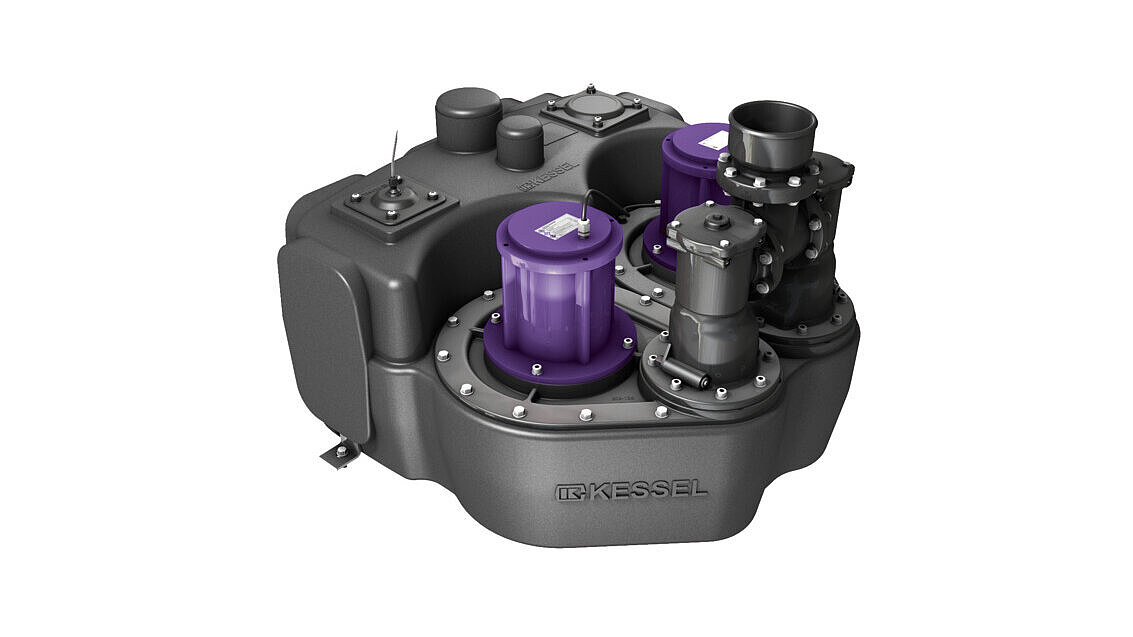 Przepompownia wewnętrzna Aqualift L Pro Duo