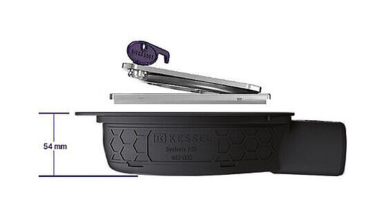 Najmniejsza głębokość zabudowy „Der Ultraflache 54” Najmniejsza głębokość zabudowy „Der Ultraflache 54”