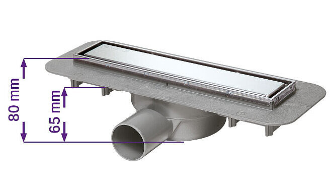Odpływ prysznicowy liniowy Linearis Compact, długość 300 mm, wymiarowana Odpływ prysznicowy liniowy Linearis Compact, długość 300 mm, wymiarowana