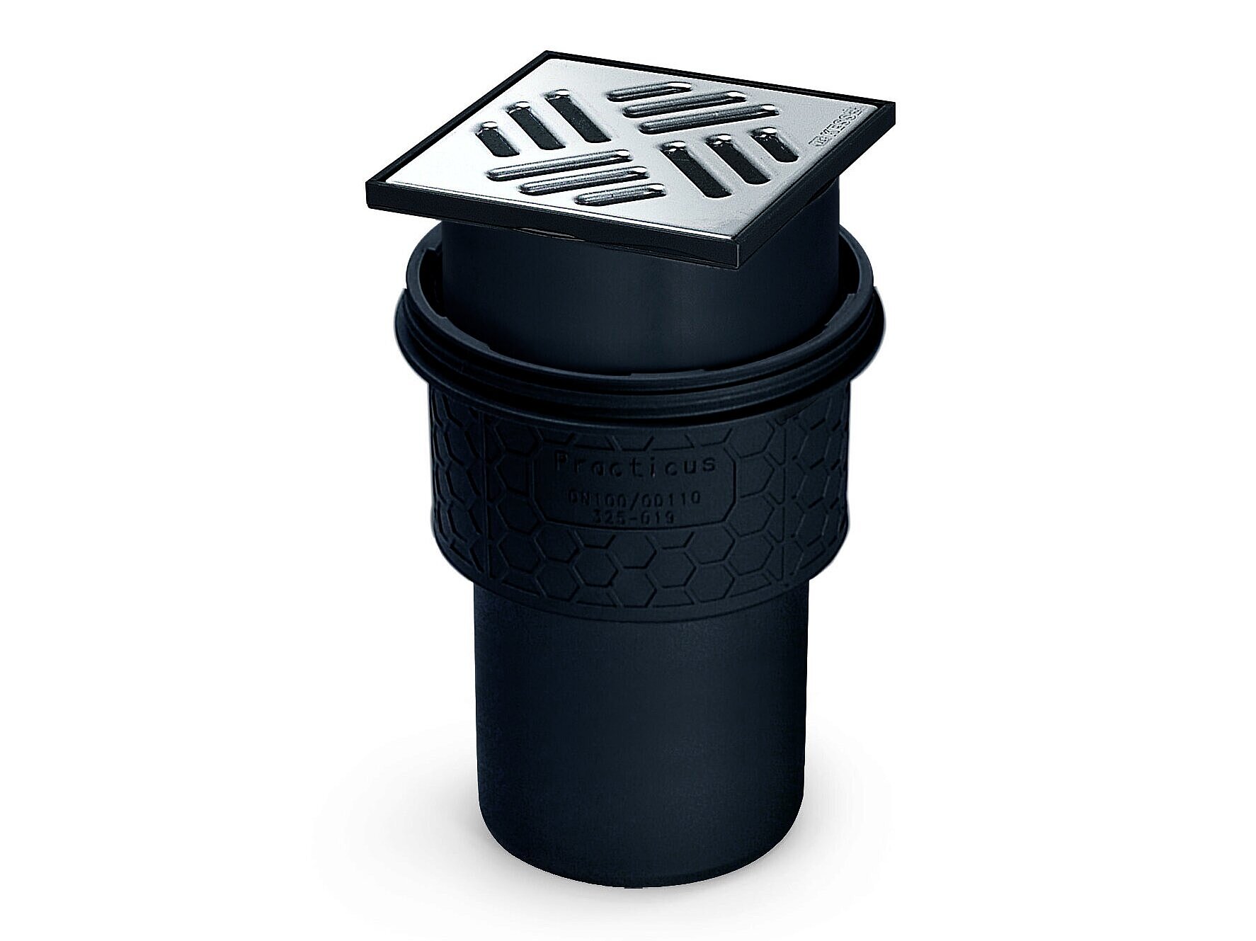 Wpust piwniczny Practicus bez zaworu przeciwzalewowego, z pionowym odpływem Wpust piwniczny Practicus bez zaworu przeciwzalewowego, z pionowym odpływem