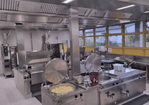 Kuchnia komercyjna w Lebenshilfe Werkstätte Gaimersheim
